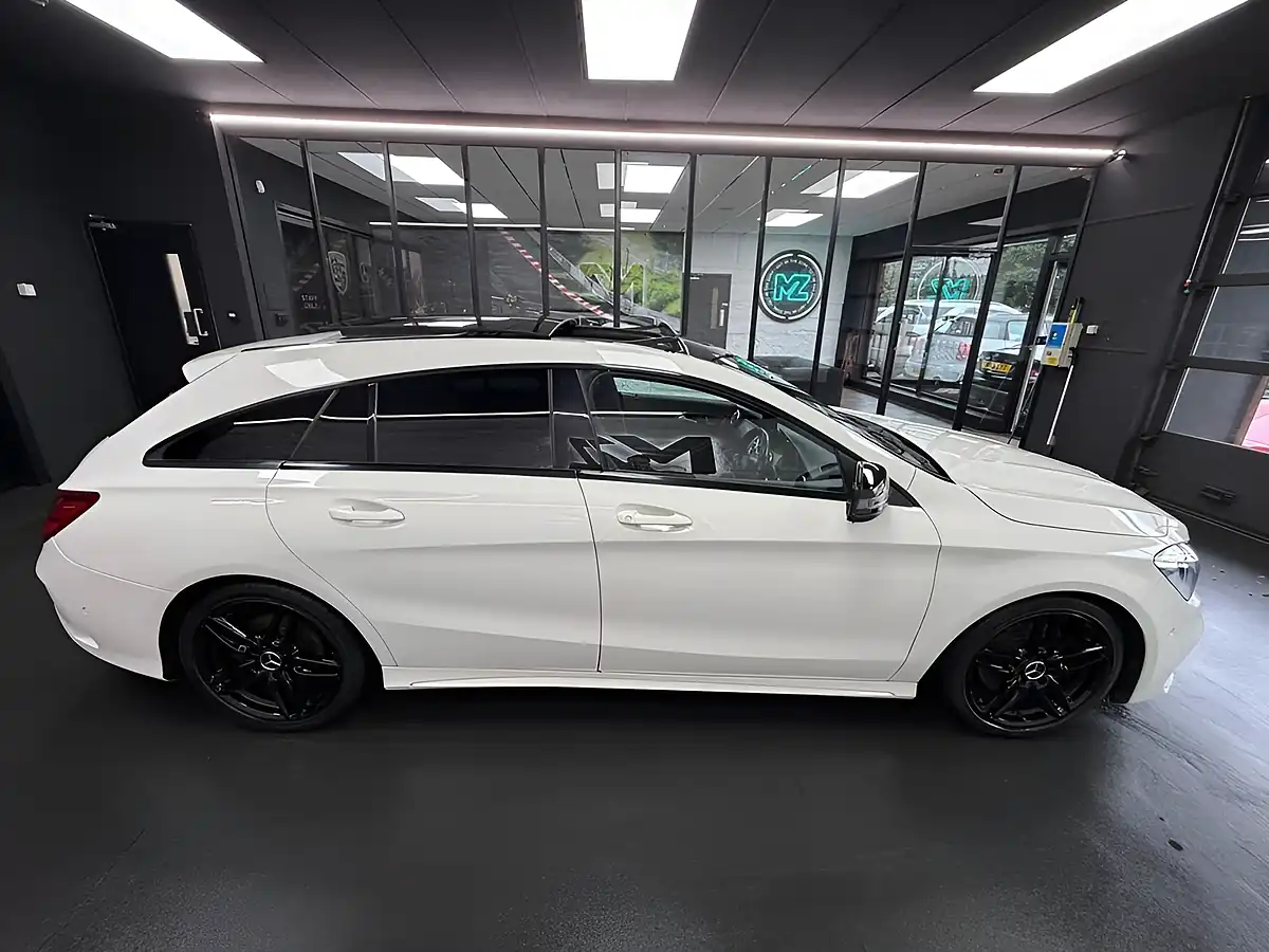 Used 2018 Mercedes-Benz Cla AMG Line White - Interior and Exterior details 12