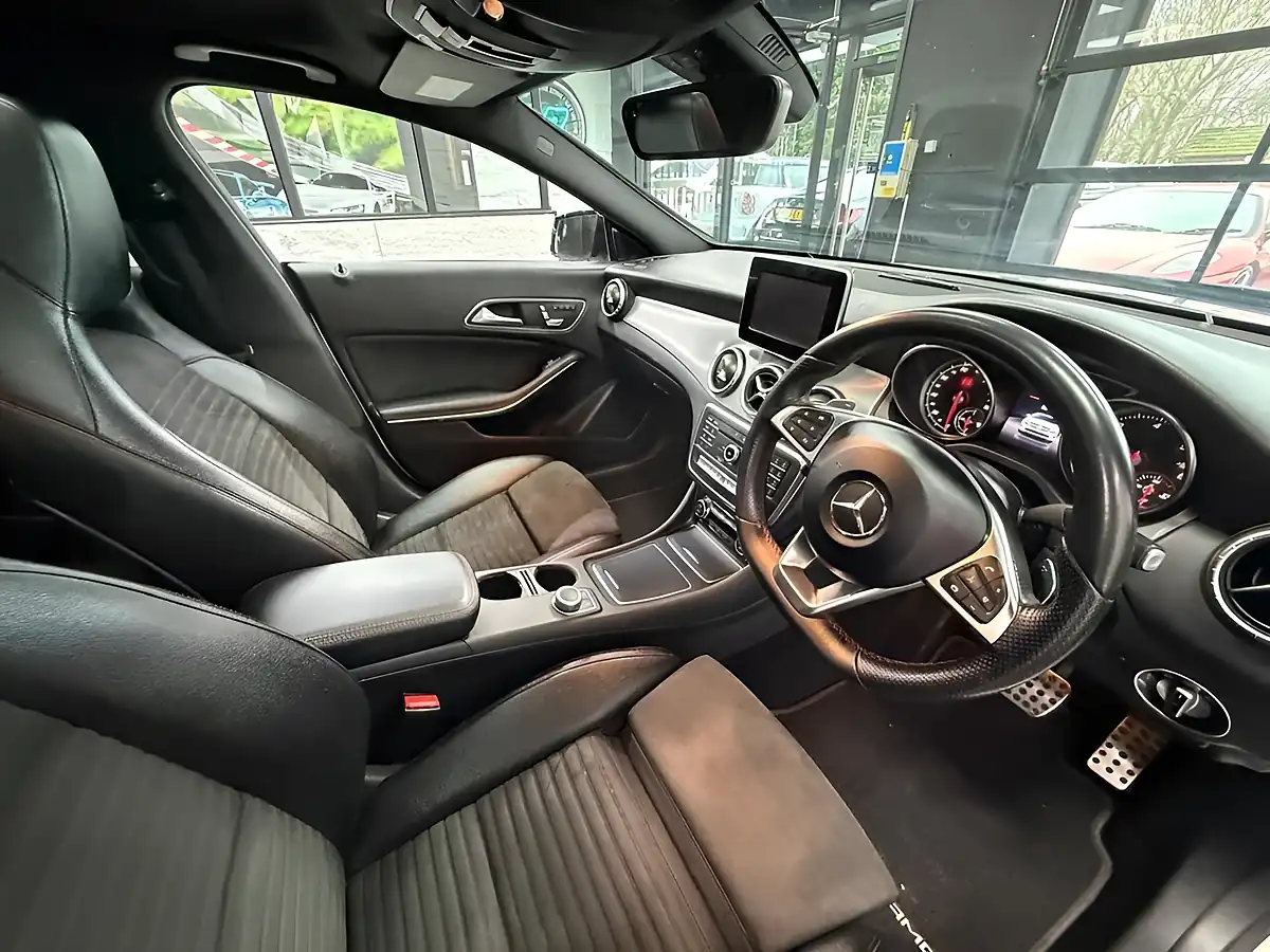 Used 2018 Mercedes-Benz Cla AMG Line White - Interior and Exterior details 15
