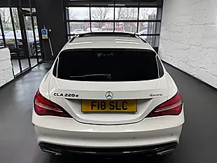 Used 2018 Mercedes-Benz Cla AMG Line White - Interior and Exterior details 8