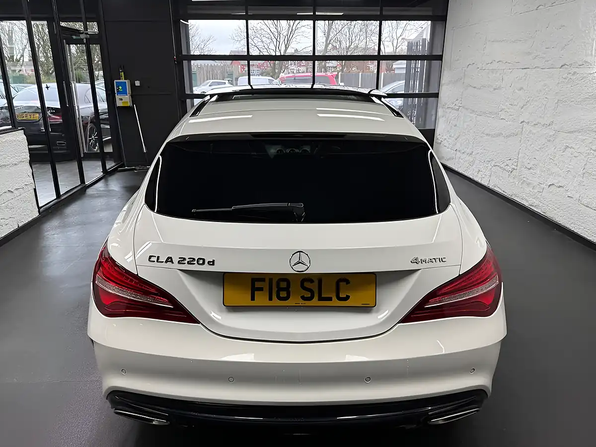 Used 2018 Mercedes-Benz Cla AMG Line White - Interior and Exterior details 8