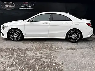 Used 2018 Mercedes-Benz Cla AMG Line White - Interior and Exterior details 3