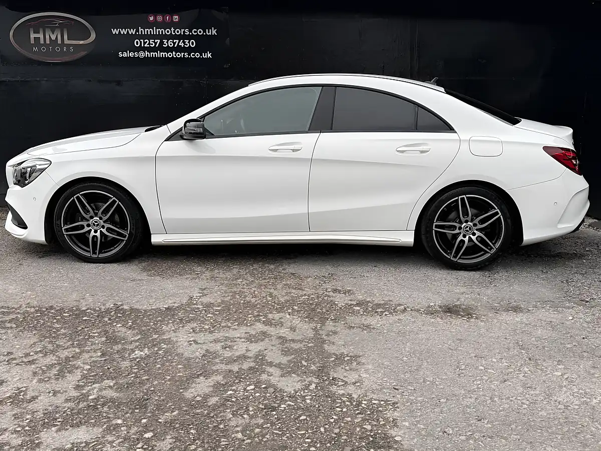 Used 2018 Mercedes-Benz Cla AMG Line White - Interior and Exterior details 3