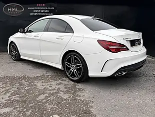 Used 2018 Mercedes-Benz Cla AMG Line White - Interior and Exterior details 4