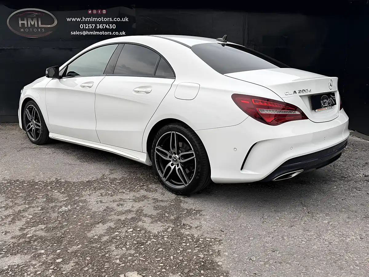 Used 2018 Mercedes-Benz Cla AMG Line White - Interior and Exterior details 4