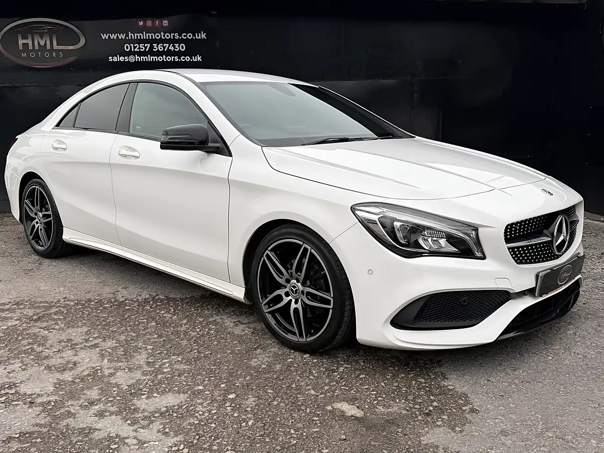 Used 2018 Mercedes-Benz Cla AMG Line White - Interior and Exterior details 6