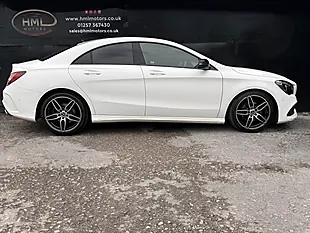 Used 2018 Mercedes-Benz Cla AMG Line White - Interior and Exterior details 7