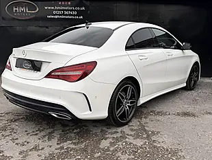 Used 2018 Mercedes-Benz Cla AMG Line White - Interior and Exterior details 8