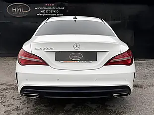 Used 2018 Mercedes-Benz Cla AMG Line White - Interior and Exterior details 9