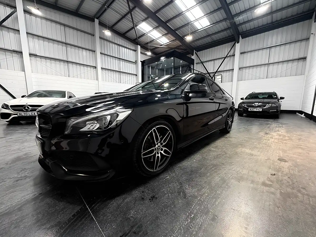 Used 2018 Mercedes-Benz Cla Class AMG Line Black - Interior and Exterior details 3