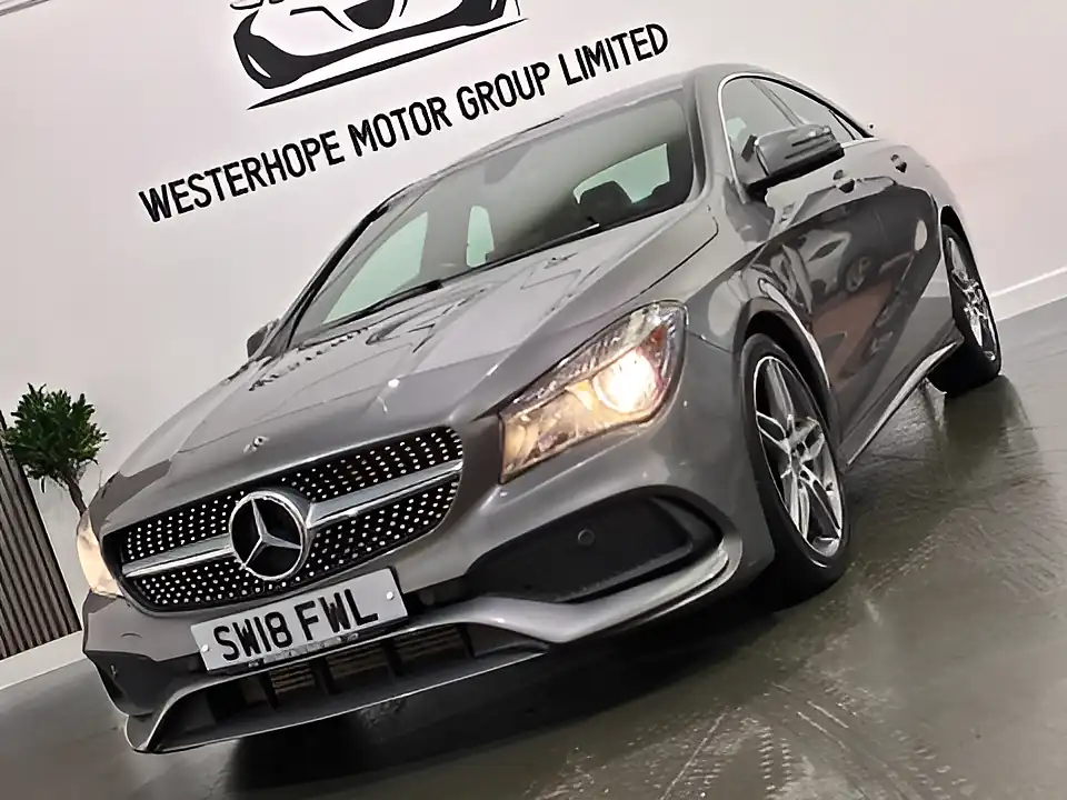 Used 2018 Mercedes-Benz Cla Class AMG Line Edition Grey - Interior and Exterior details 12