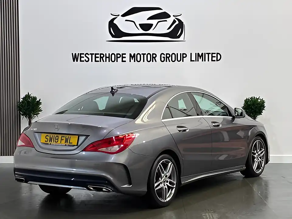 Used 2018 Mercedes-Benz Cla Class AMG Line Edition Grey - Interior and Exterior details 4
