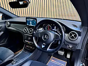 Used 2018 Mercedes-Benz Cla Class AMG Line Night Edition Shooting Brake Cosmos Black - Interior and Exterior details 11