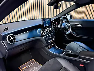 Used 2018 Mercedes-Benz Cla Class AMG Line Night Edition Shooting Brake Cosmos Black - Interior and Exterior details 16