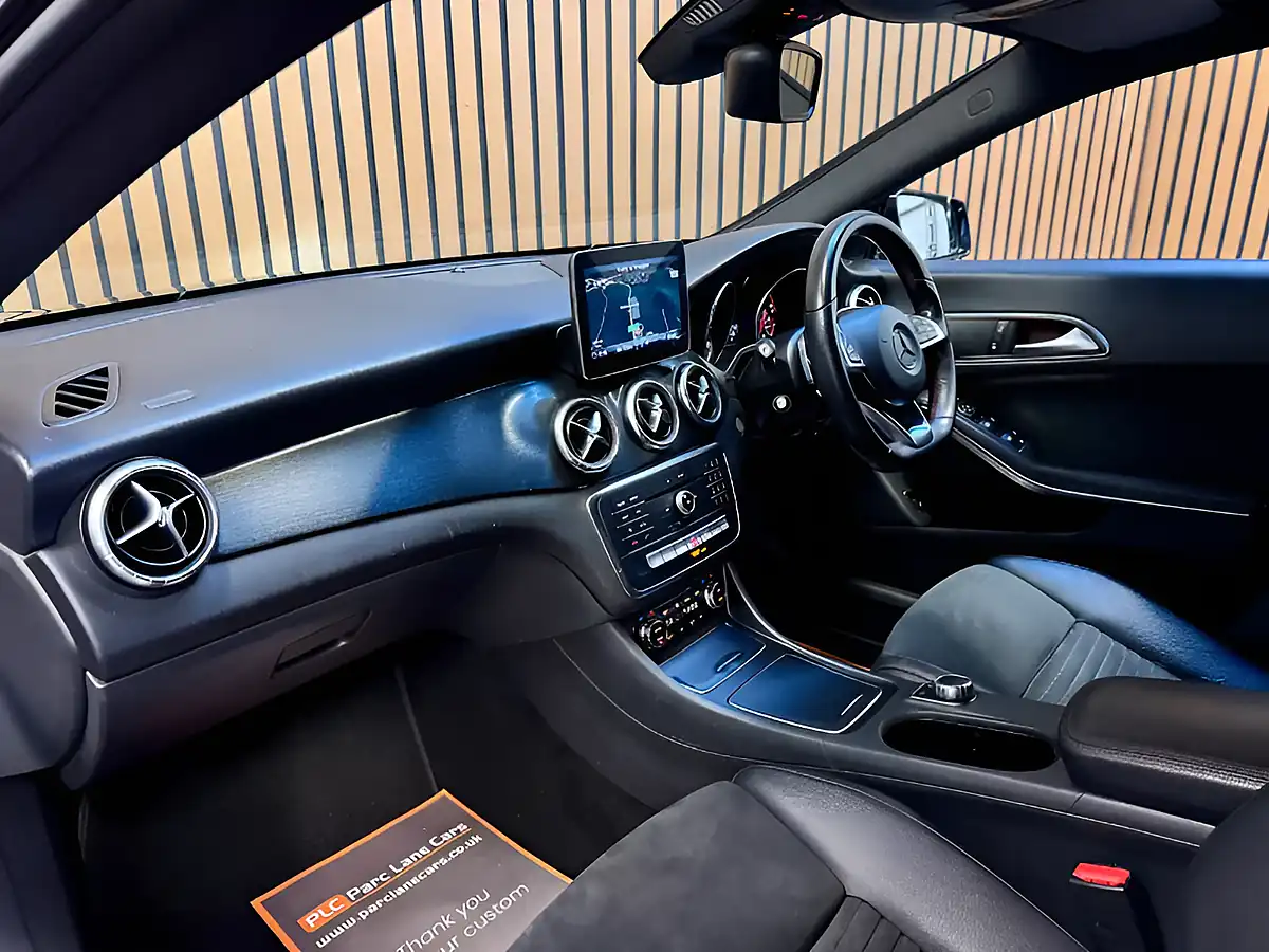 Used 2018 Mercedes-Benz Cla Class AMG Line Night Edition Shooting Brake Cosmos Black - Interior and Exterior details 16