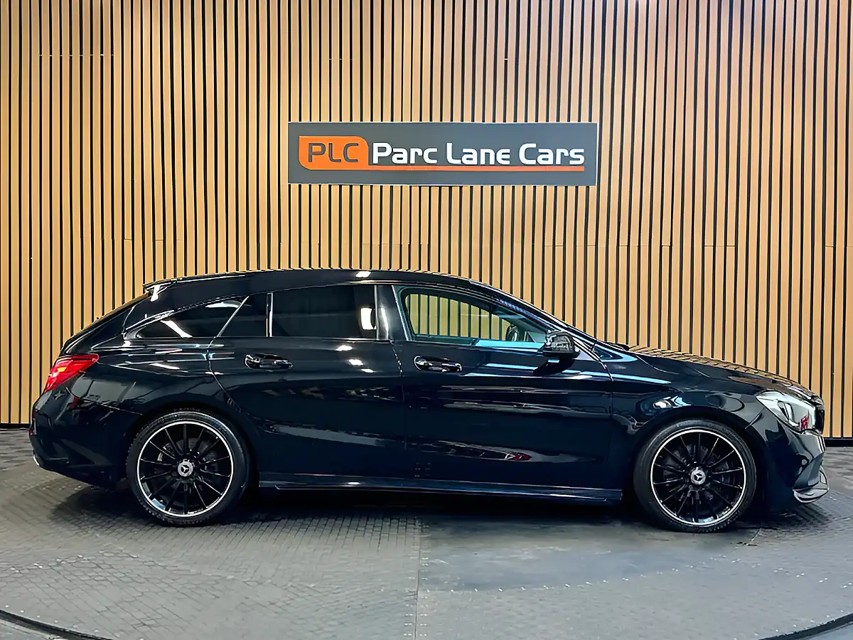 Used 2018 Mercedes-Benz Cla Class AMG Line Night Edition Shooting Brake Cosmos Black - Interior and Exterior details 2