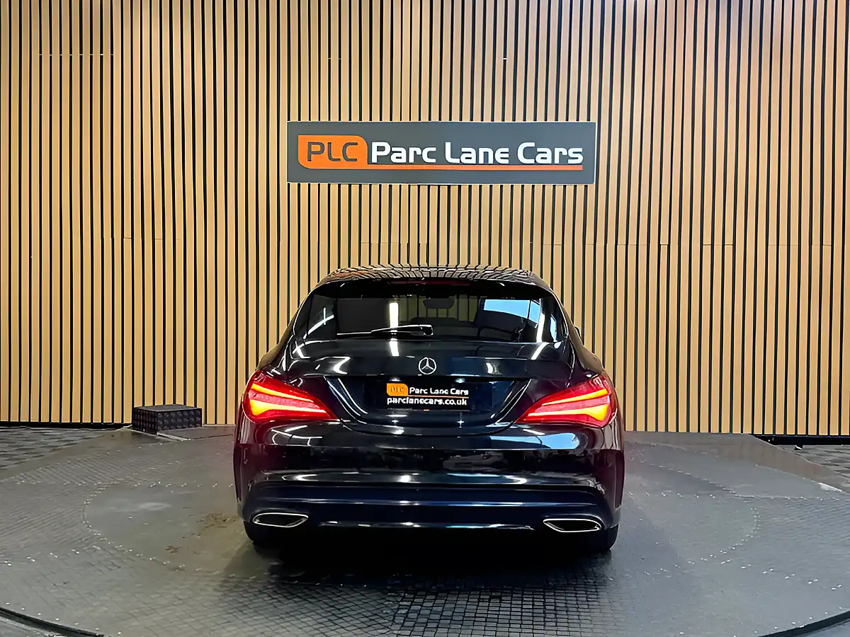 Used 2018 Mercedes-Benz Cla Class AMG Line Night Edition Shooting Brake Cosmos Black - Interior and Exterior details 4