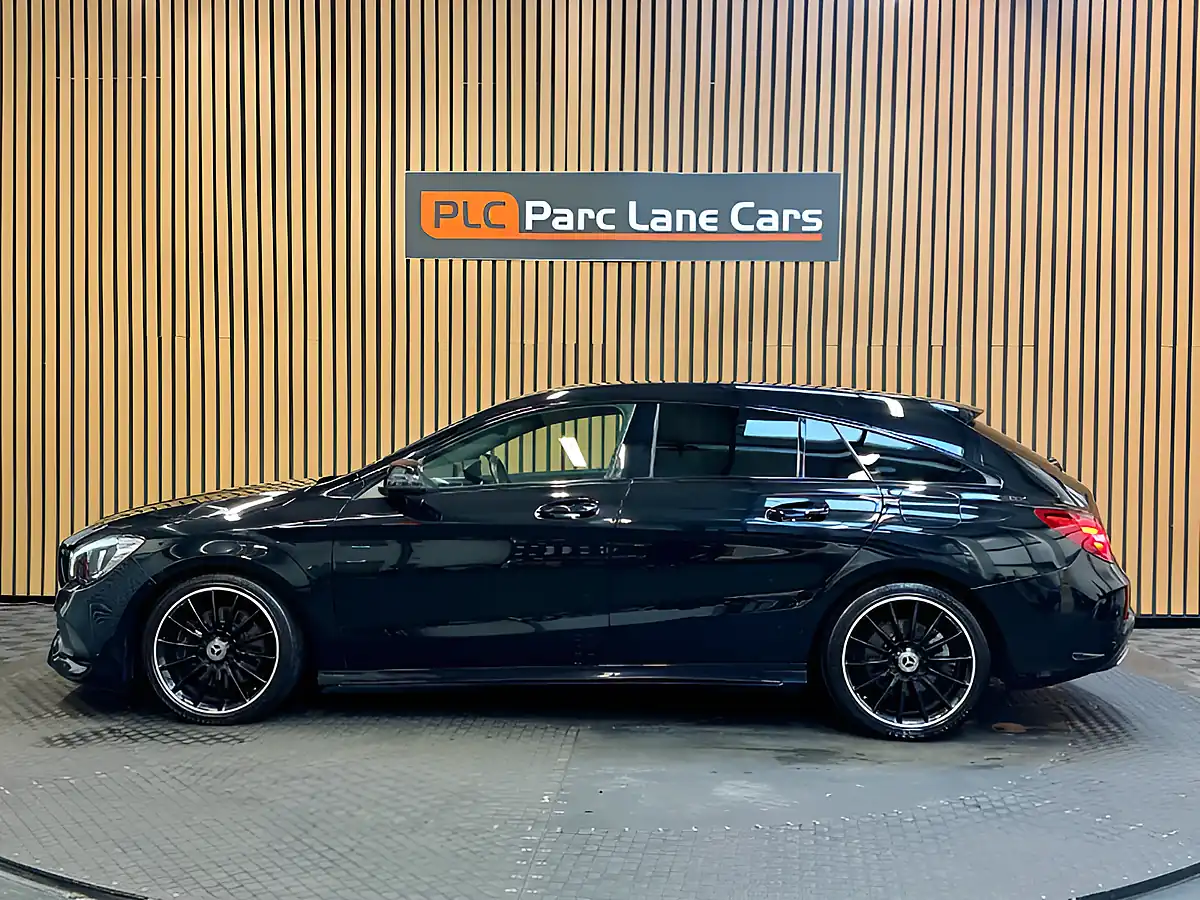 Used 2018 Mercedes-Benz Cla Class AMG Line Night Edition Shooting Brake Cosmos Black - Interior and Exterior details 6