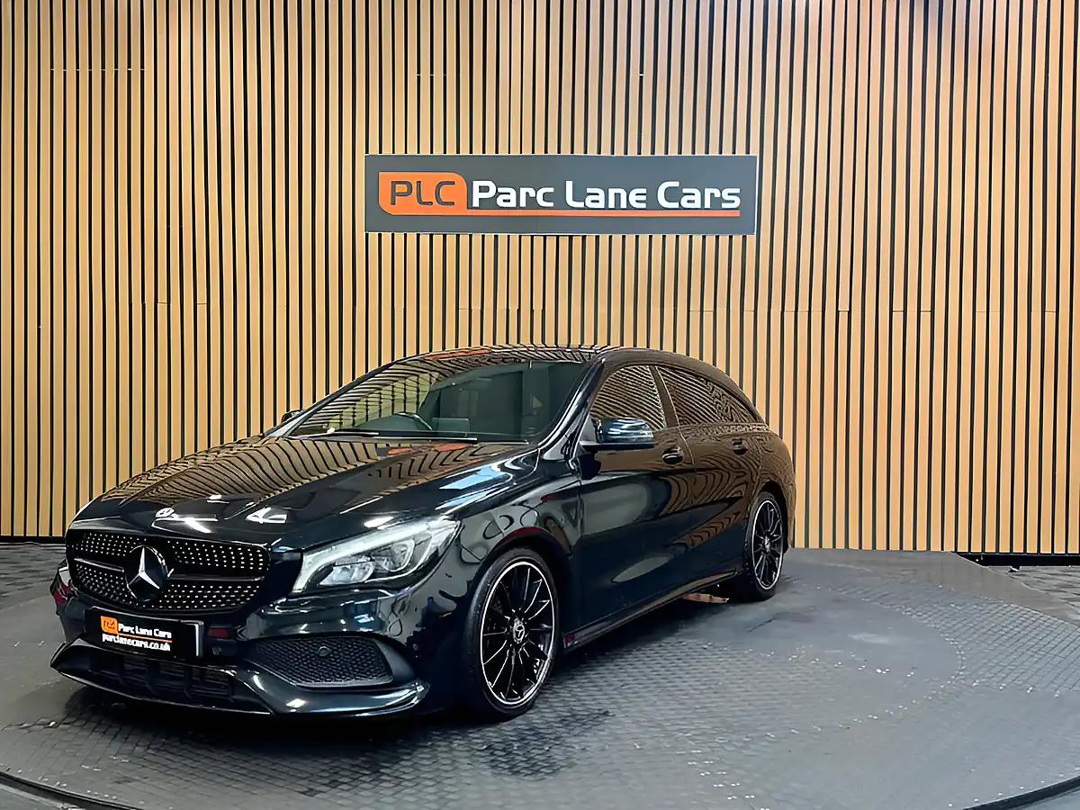 Used 2018 Mercedes-Benz Cla Class AMG Line Night Edition Shooting Brake Cosmos Black - Interior and Exterior details 7