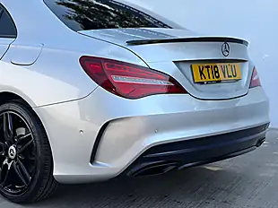 Used 2018 Mercedes-Benz Cla Class AMG Line Polar Silver - Interior and Exterior details 16