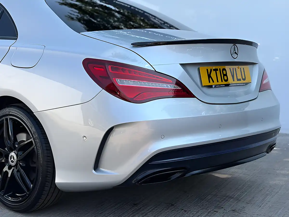 Used 2018 Mercedes-Benz Cla Class AMG Line Polar Silver - Interior and Exterior details 16