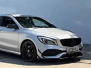 Used 2018 Mercedes-Benz Cla Class AMG Line Polar Silver - Interior and Exterior details 2