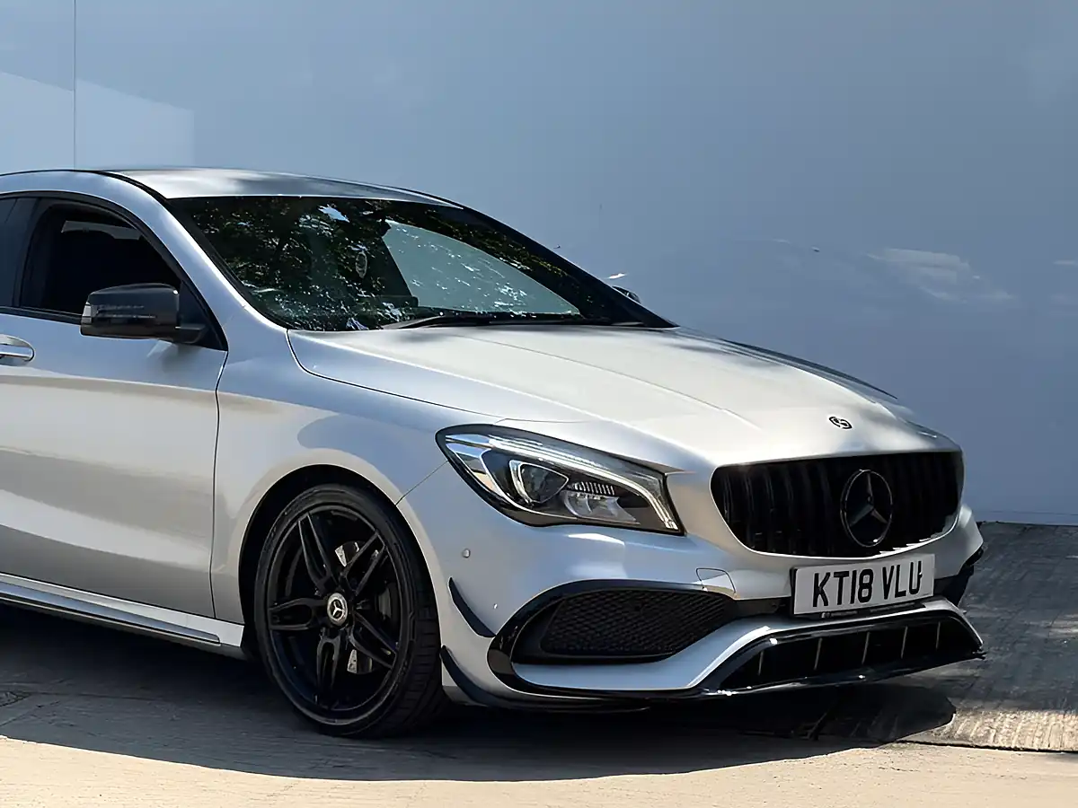 Used 2018 Mercedes-Benz Cla Class AMG Line Polar Silver - Interior and Exterior details 2