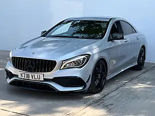 Used 2018 Mercedes-Benz Cla Class AMG Line Polar Silver - Interior and Exterior details 4