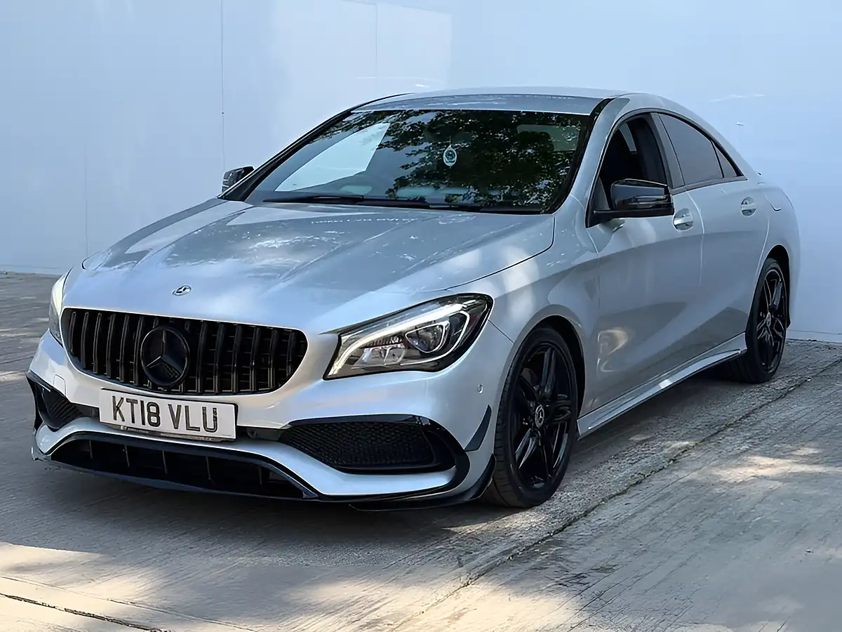 Used 2018 Mercedes-Benz Cla Class AMG Line Polar Silver - Interior and Exterior details 4