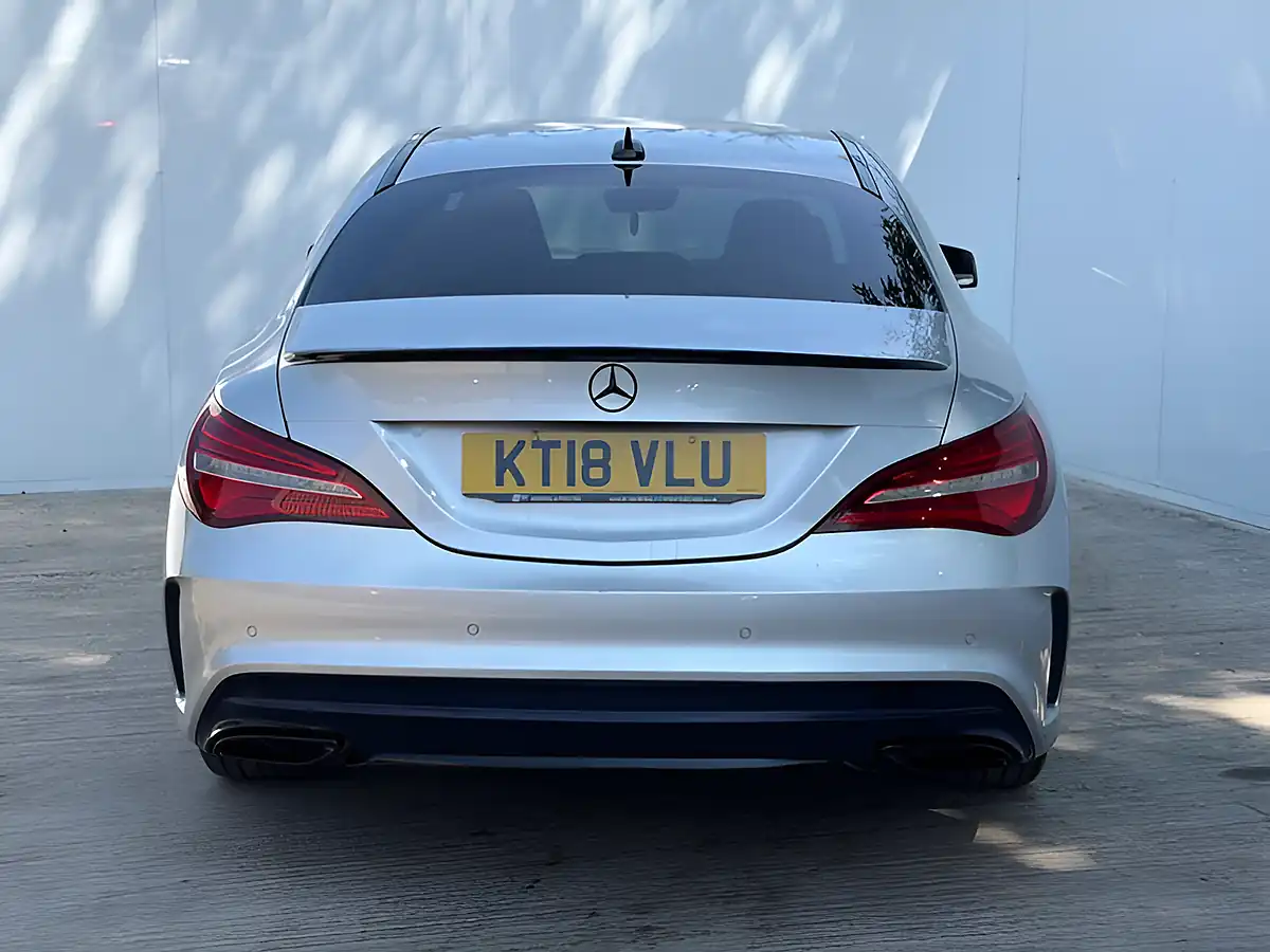 Used 2018 Mercedes-Benz Cla Class AMG Line Polar Silver - Interior and Exterior details 6