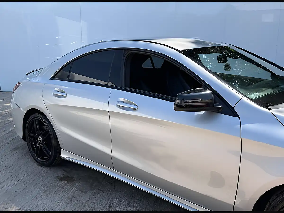 Used 2018 Mercedes-Benz Cla Class AMG Line Polar Silver - Interior and Exterior details 9