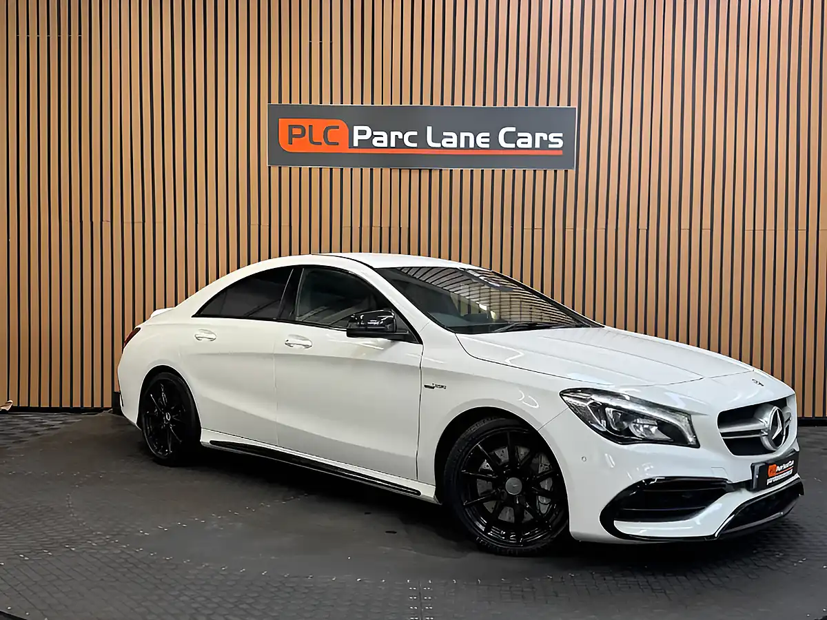 Used 2018 Mercedes-Benz Cla Class AMG White - Front View