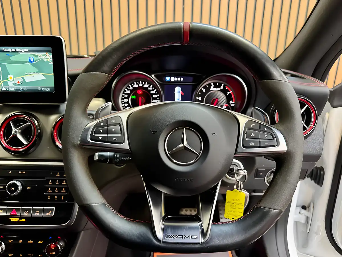 Used 2018 Mercedes-Benz Cla Class AMG White - Interior and Exterior details 12