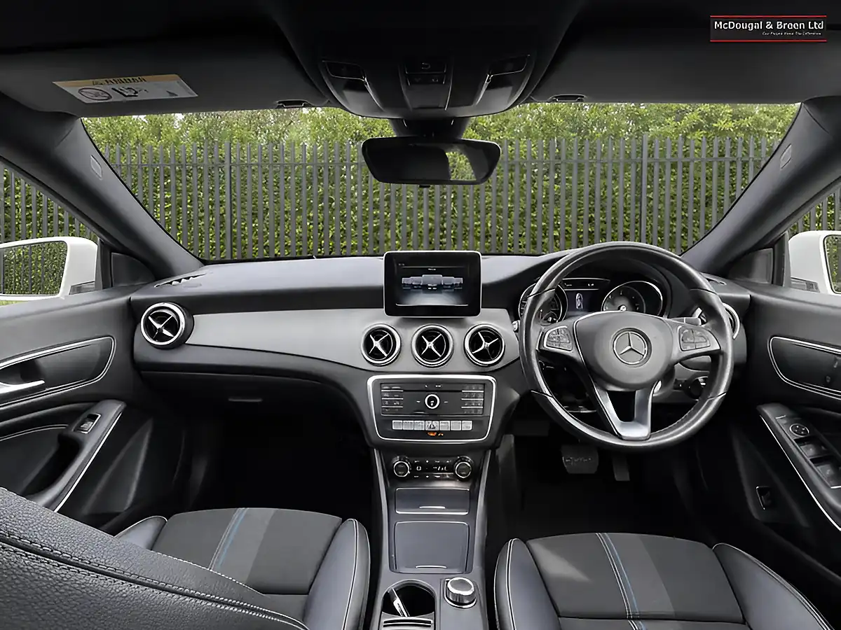 Used 2018 Mercedes-Benz Cla Class Sport Coupe White - Interior and Exterior details 11