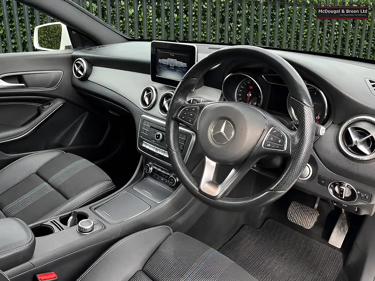 Used 2018 Mercedes-Benz Cla Class Sport Coupe White - Interior and Exterior details 12