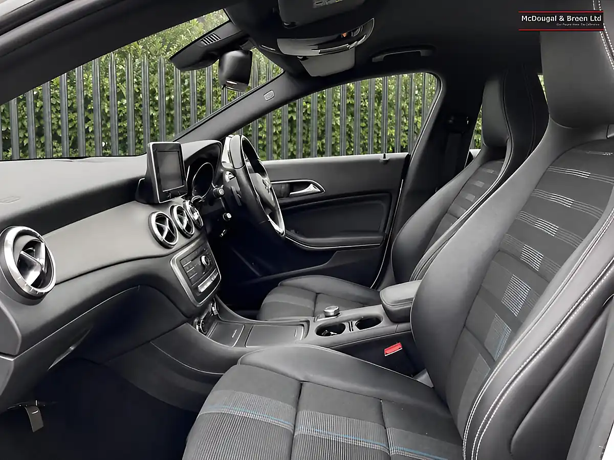 Used 2018 Mercedes-Benz Cla Class Sport Coupe White - Interior and Exterior details 13