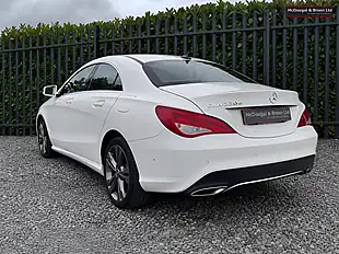 Used 2018 Mercedes-Benz Cla Class Sport Coupe White - Interior and Exterior details 3