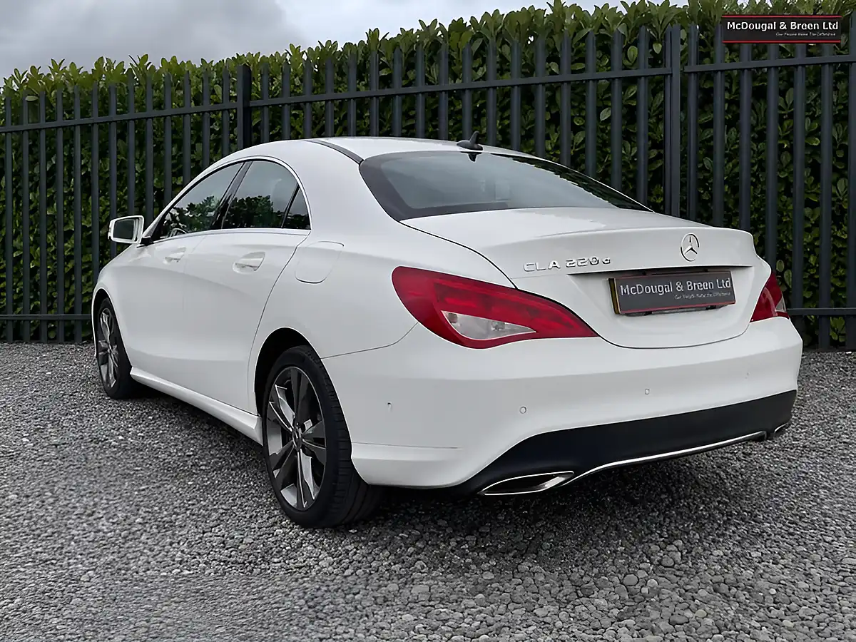 Used 2018 Mercedes-Benz Cla Class Sport Coupe White - Interior and Exterior details 3