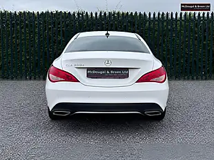 Used 2018 Mercedes-Benz Cla Class Sport Coupe White - Interior and Exterior details 4