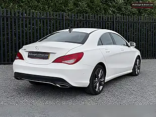 Used 2018 Mercedes-Benz Cla Class Sport Coupe White - Interior and Exterior details 5