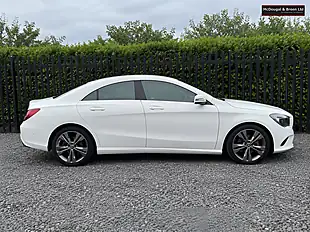 Used 2018 Mercedes-Benz Cla Class Sport Coupe White - Interior and Exterior details 6