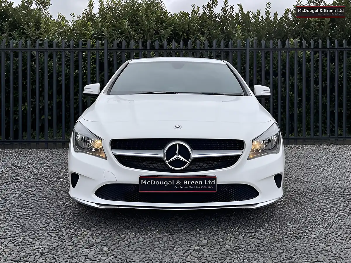 Used 2018 Mercedes-Benz Cla Class Sport Coupe White - Interior and Exterior details 8