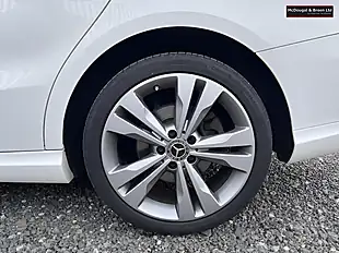 Used 2018 Mercedes-Benz Cla Class Sport Coupe White - Interior and Exterior details 9