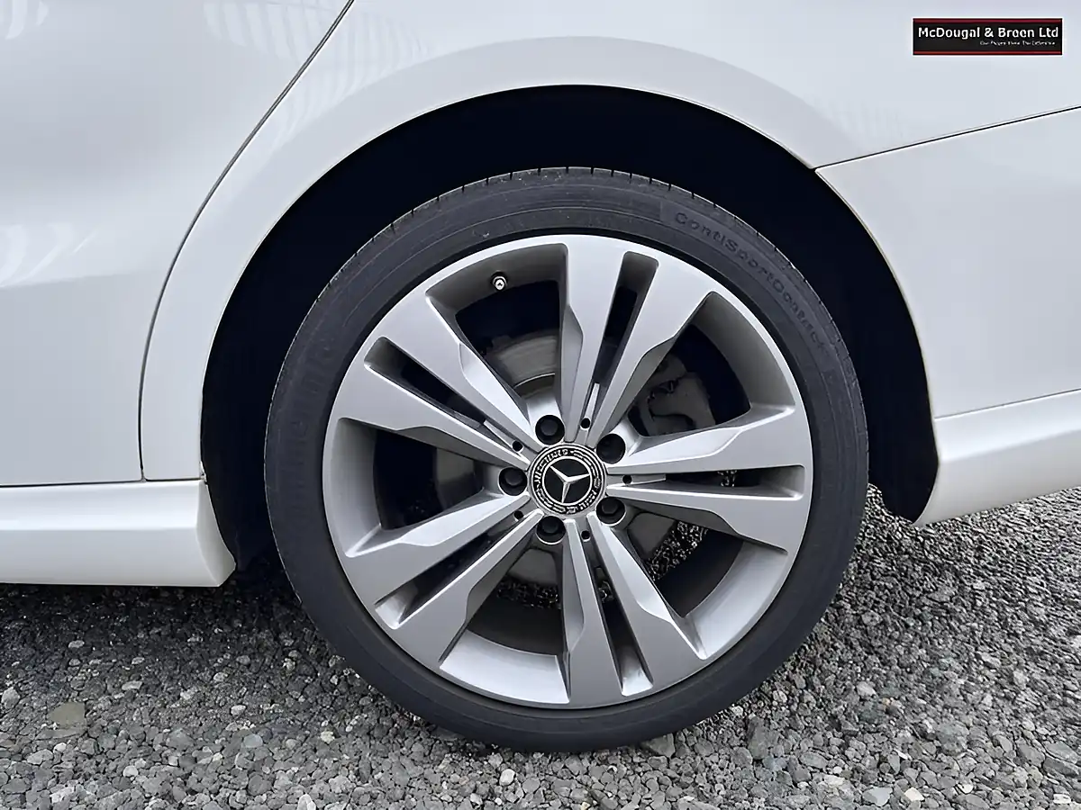 Used 2018 Mercedes-Benz Cla Class Sport Coupe White - Interior and Exterior details 9