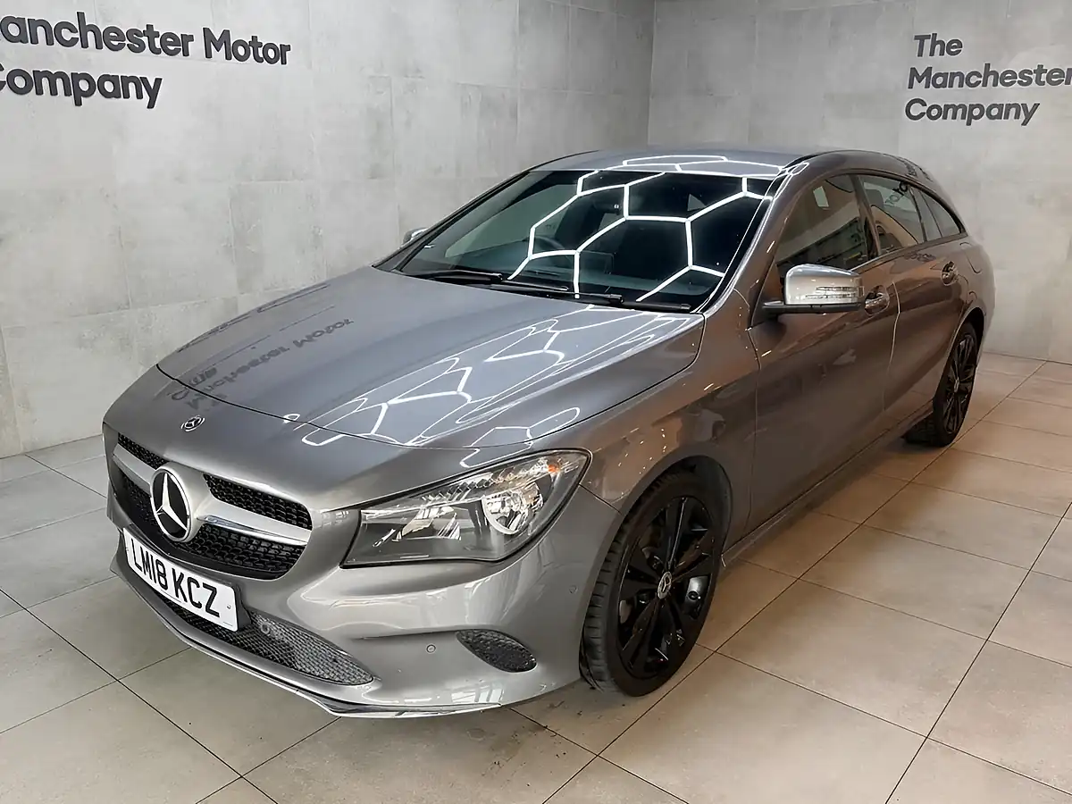 Used 2018 Mercedes-Benz Cla Sport Grey - Front View