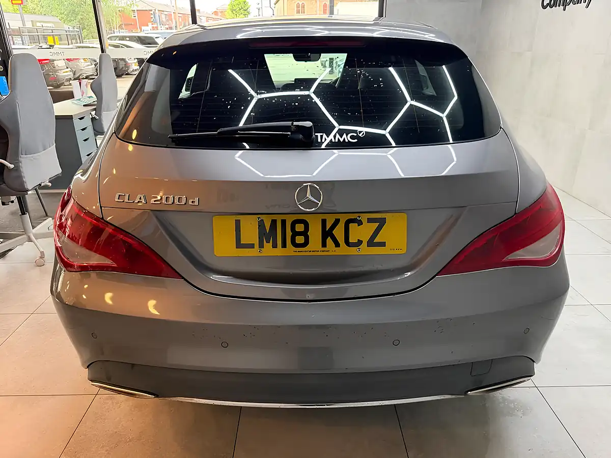 Used 2018 Mercedes-Benz Cla Sport Grey - Interior and Exterior details 6