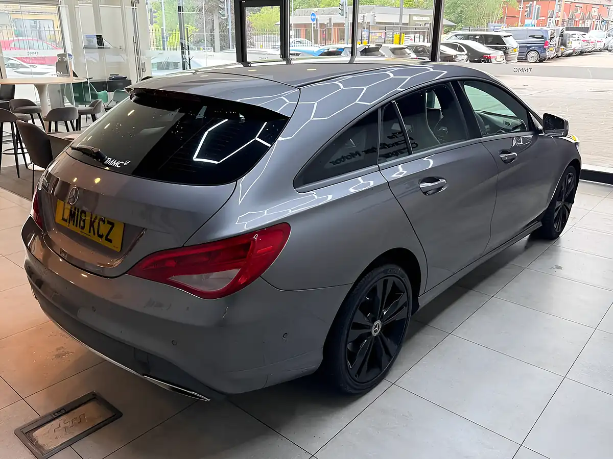 Used 2018 Mercedes-Benz Cla Sport Grey - Interior and Exterior details 9