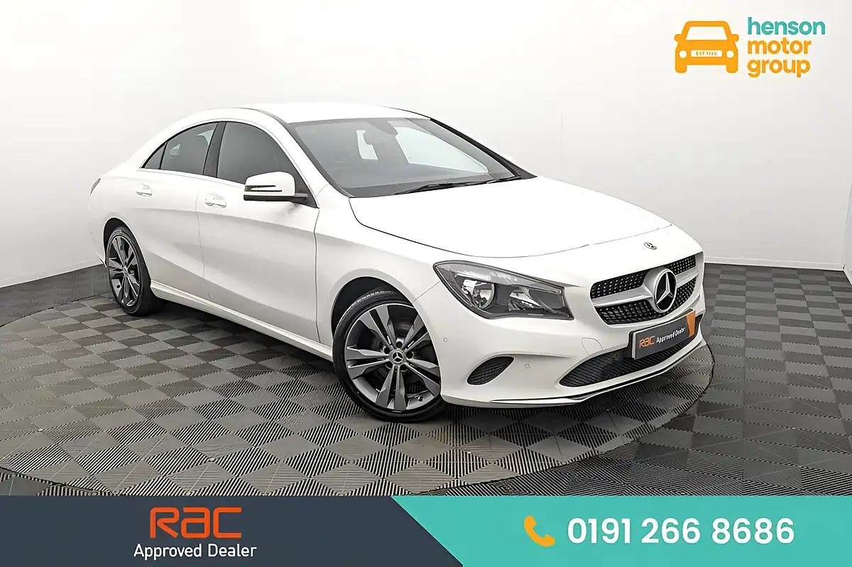 Used 2018 Mercedes-Benz Cla Sport White - Front View