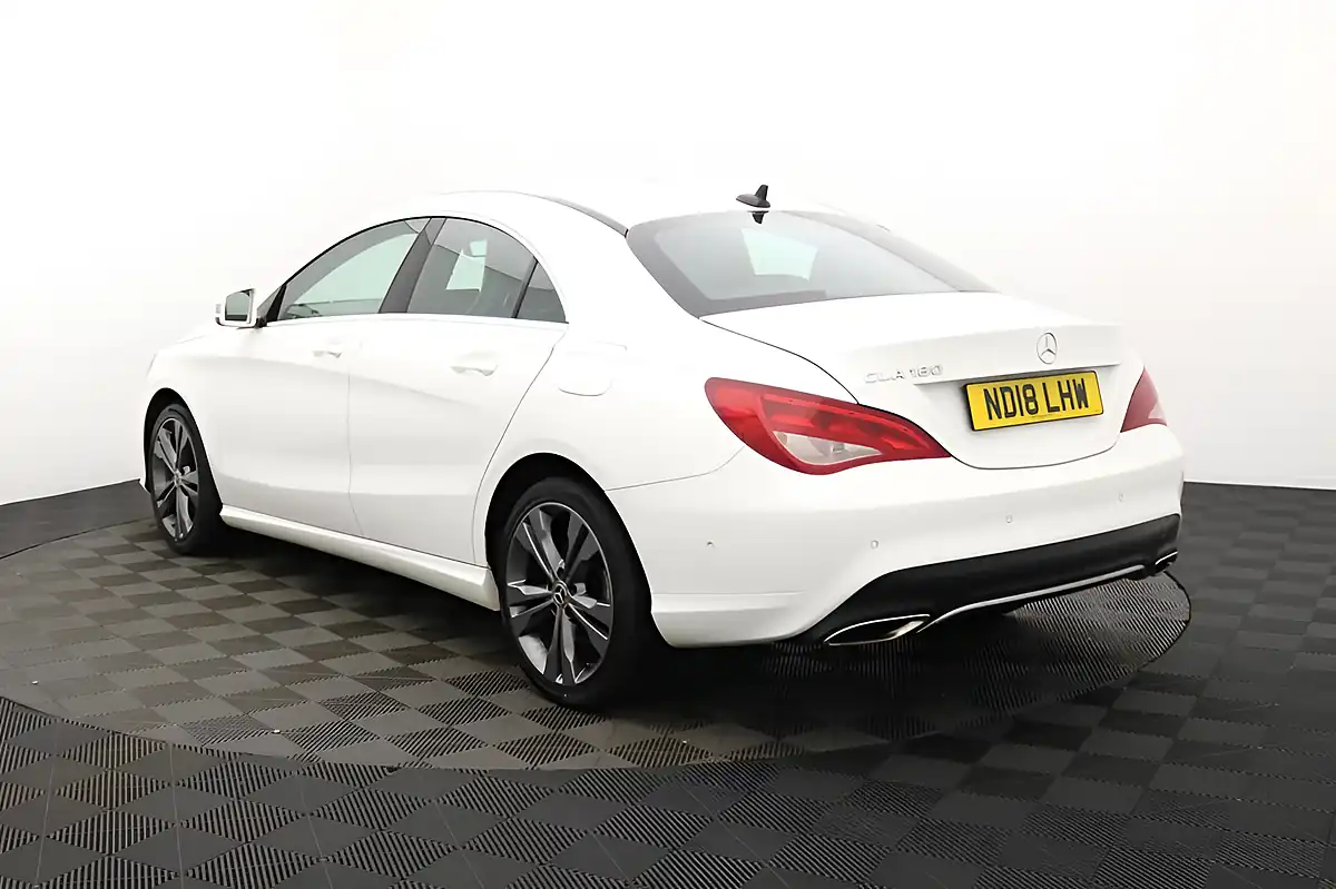 Used 2018 Mercedes-Benz Cla Sport White - Interior and Exterior details 4