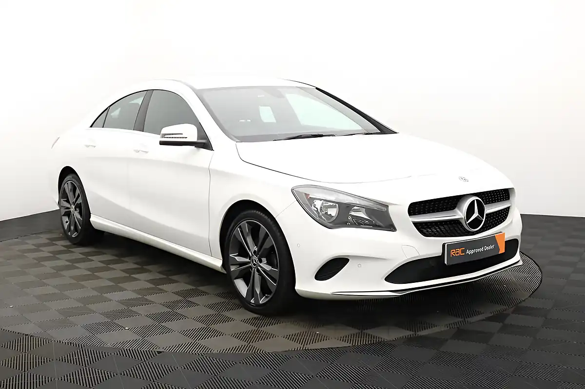 Used 2018 Mercedes-Benz Cla Sport White - Interior and Exterior details 7