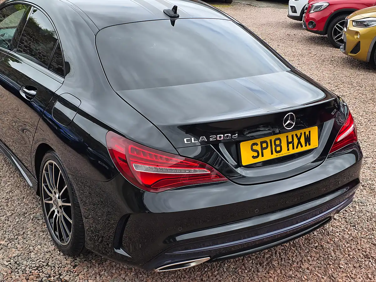 Used 2018 Mercedes-Benz Cla Whiteart Cosmos Black Metallic - Interior and Exterior details 16